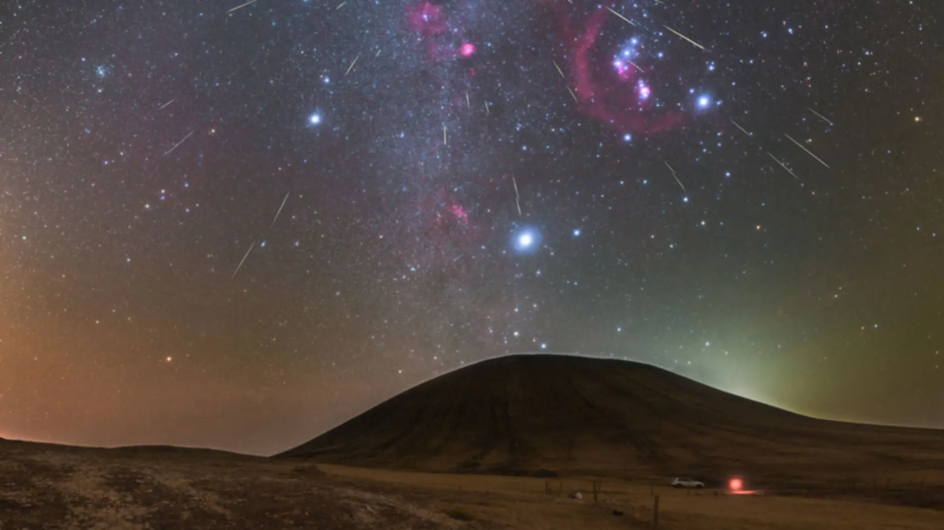 Lluvia de estrellas NASA 